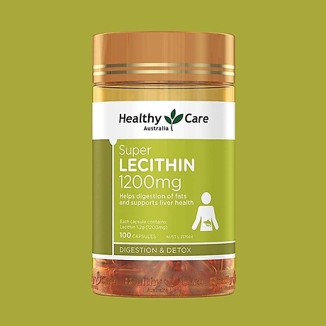 Mầm Đậu Nành Healthy Care Super Lecithin 1200mg Úc Chính Hãng 100 Viên Uống Tăng Vòng 1