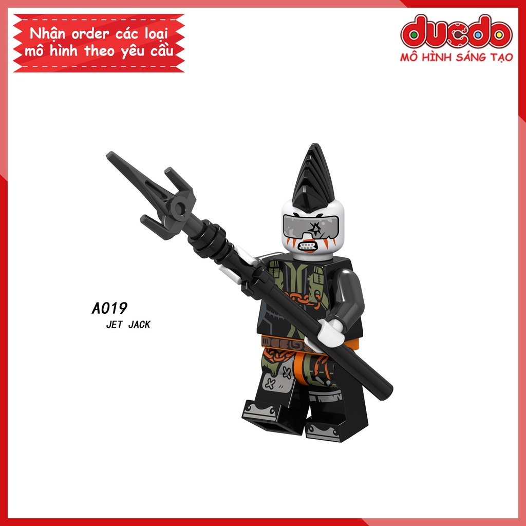 Minifigures các nhân vật trong Ninjago tuyệt đẹp - Đồ chơi Lắp ghép Xếp hình Mini Ninja Mô hình LeLe A017 - A024