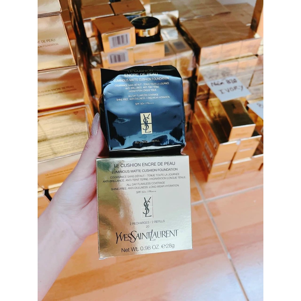 Lõi cushion YSL bản limited vỏ da đen 15g