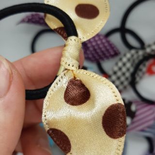 Dây buộc tóc nơ nhiều màu