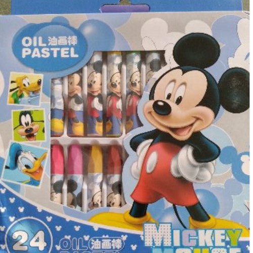Sáp dầu 24 màu công chúa elsa và chuột Micky
