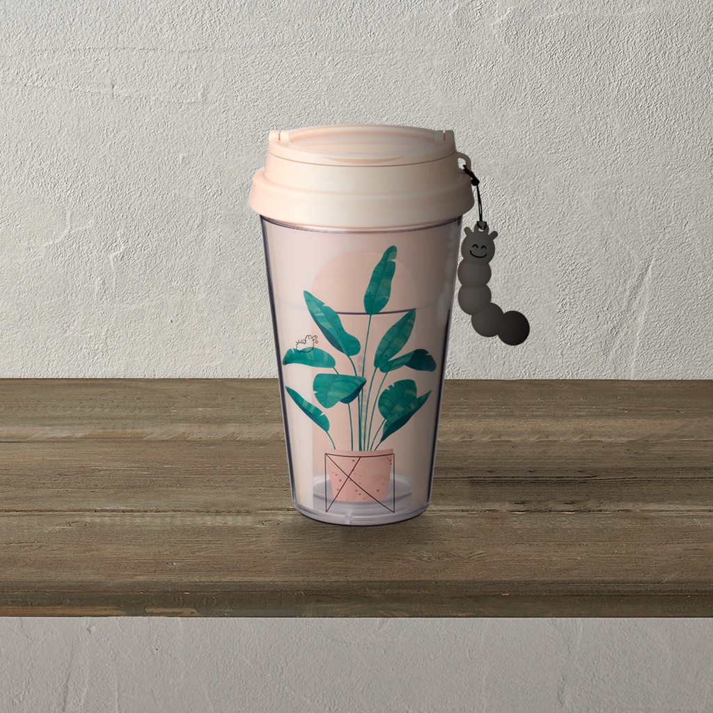 [LIFEMCMBP4 -12% đơn 250K] Bình Starbucks 12Oz (355ml) Sunbath Caterpillar