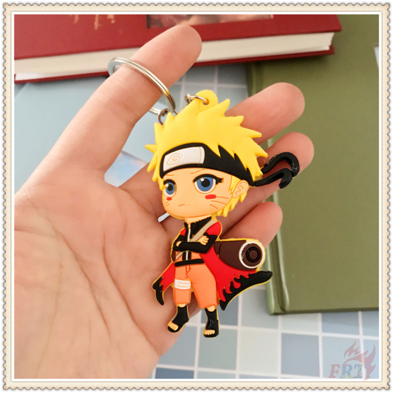 1 móc khóa silicon hình nhân vật phim Naruto