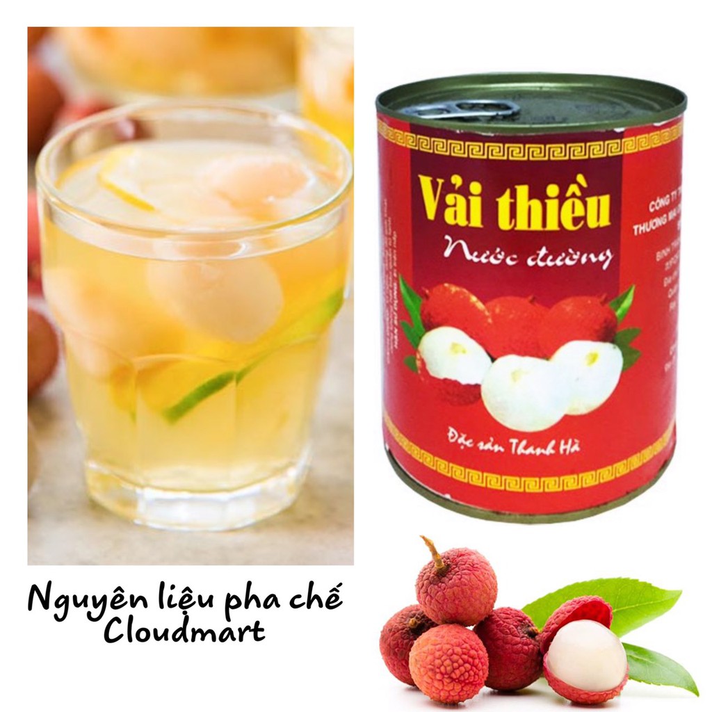 Vải Ngâm Thanh Hà 565g - Loại 1