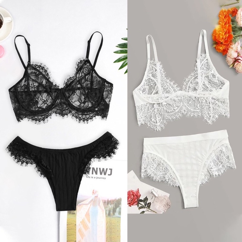 Set Nội Y Ren Mi Siêu Sexy kèm Gọng Nâng Ngực- Ảnh thật-GIAO HỎA TỐC HCM | BigBuy360 - bigbuy360.vn