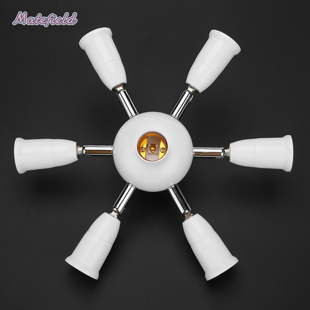 Giá Đỡ Bóng Đèn Led Chia 5 / 7 Đuôi E27 Có Thể Điều Chỉnh