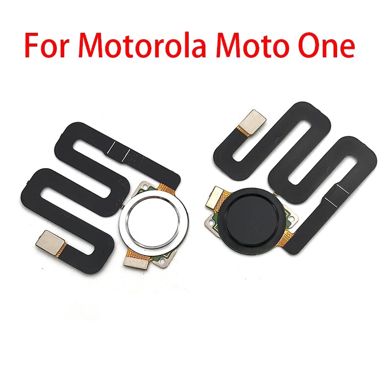 For Motorola Moto One Touch ID Fingerprint Sensor Home Return Key Menu Button Flex Cable Repair Parts