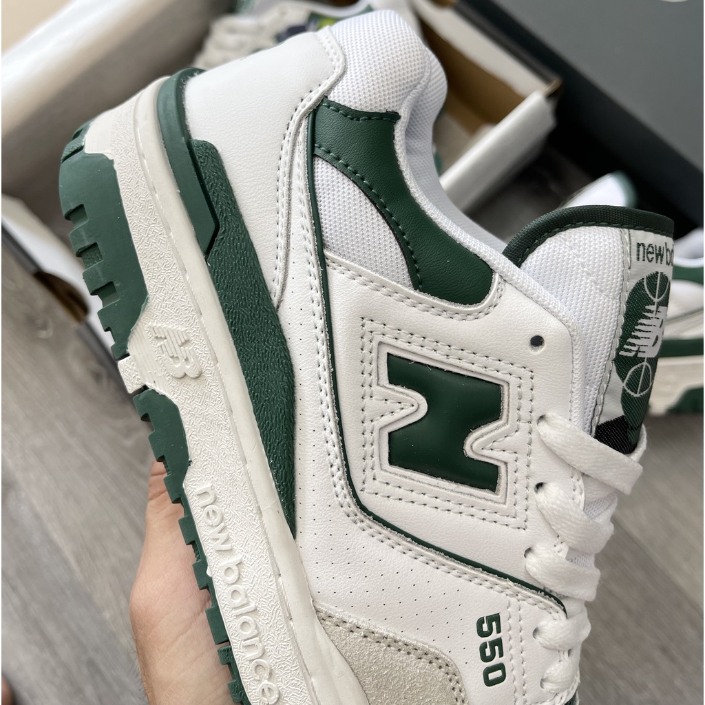 GIÀY NEW.BLANCE550 TRẮNG XANH DA LỘN LAI AU SC