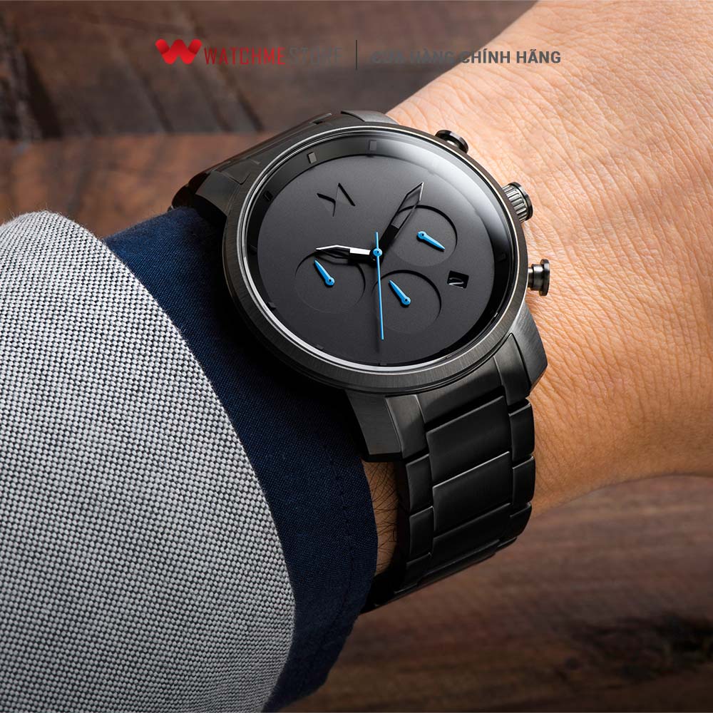 [ ĐẶC BIỆT 18-29.07 - VOUCHER 10%] - Đồng hồ Nam MVMT dây thép không gỉ 40mm - D-MC02-GU