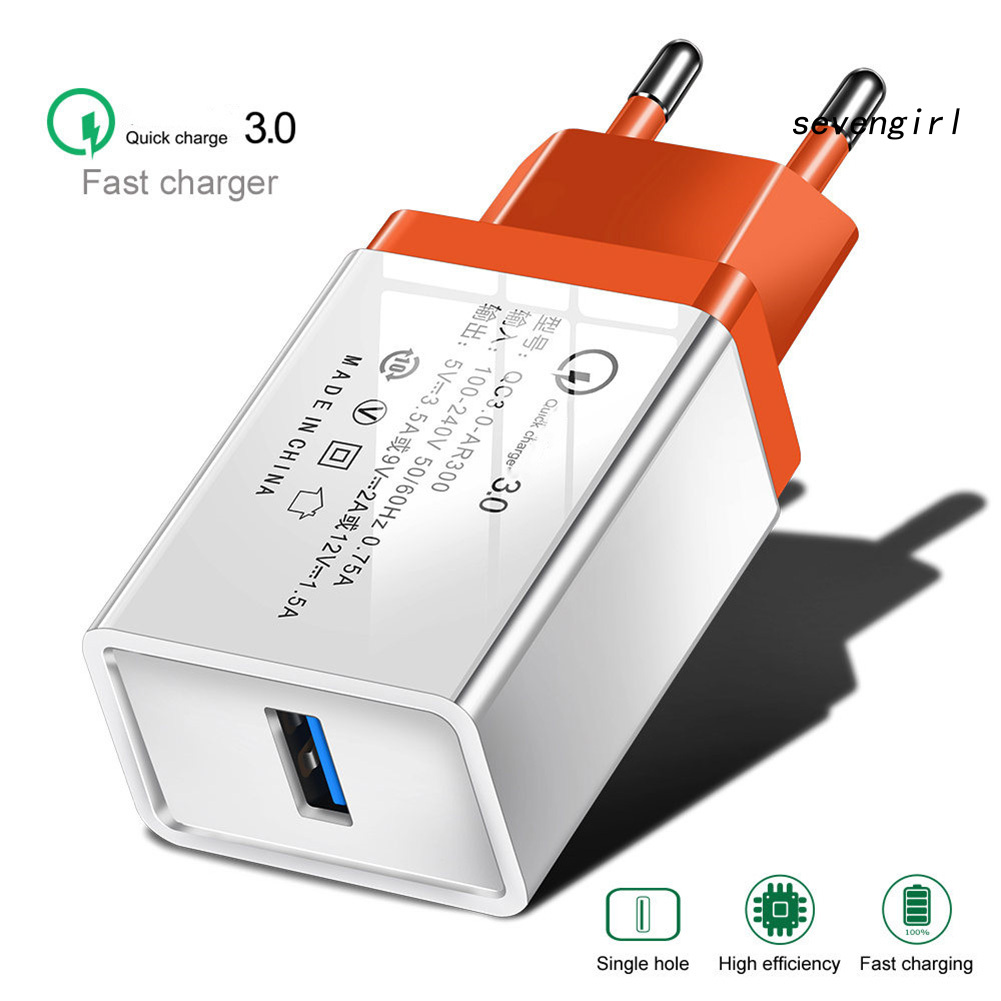 Củ Sạc Nhanh 5v / 3a Qc3.0 Usb Đơn Cho Điện Thoại