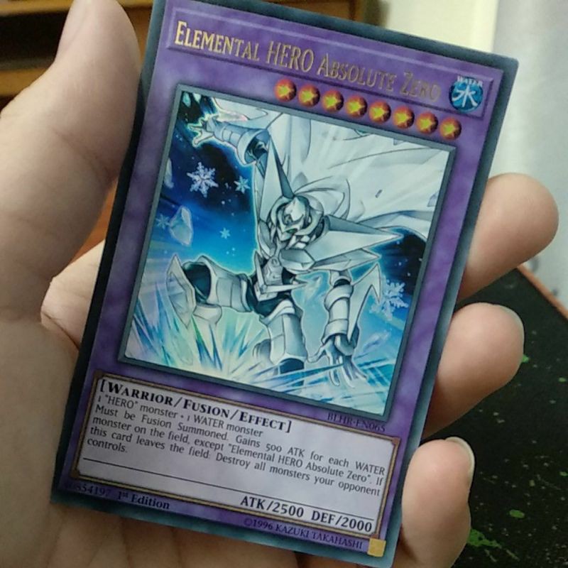 Bài Yugioh: Elemental hero absolute zero. Yuki Judai Hero deck. Ultra rare