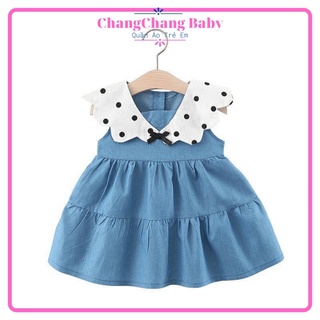 Váy đầm bé gái, váy trẻ em kiểu dáng tiểu thư từ 10kg đến 15kg - ChangChang Baby