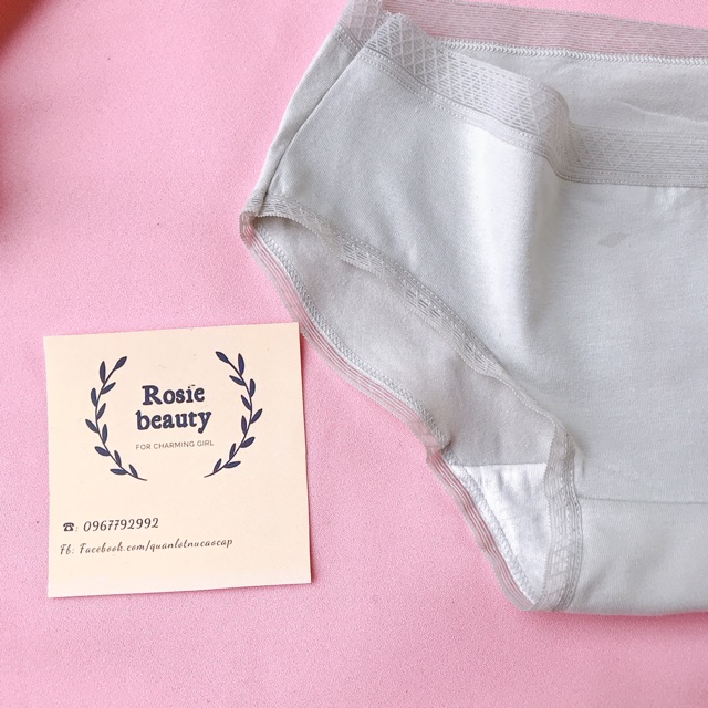 Quần lót cotton viền ren sexy BONBIKINI quyến rũ thấm hút mồ hôi QC/048