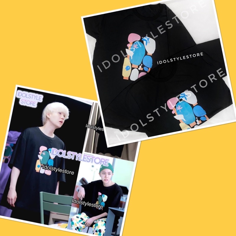 (Quà tặng kèm card idol) áo phông đôi ITS soop BTS suga jhope RM Jimin