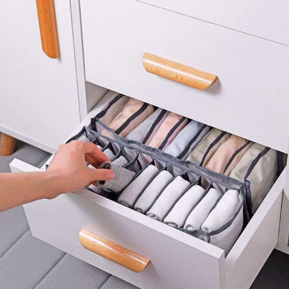 Khay Đựng Đồ Lót Tất Chân Xếp Chia Ô Nhiều Ngăn, Khay Xếp Chia Ô Đựng Tủ Quần Áo