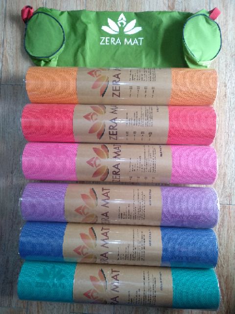 Thảm yoga zera mat tặng kèm túi(hình tại shop)