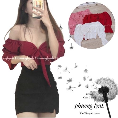 Áo khoét ngực cột nơ (kèm video thật)MS33/GN40