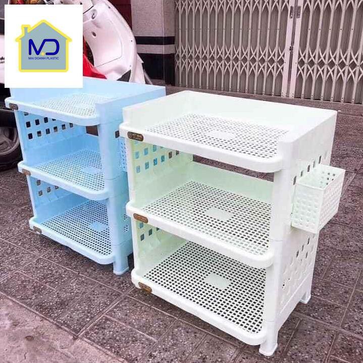 Kệ úp bát đĩa 3 tầng nhựa việt nhật - Chất lượng tốt, giá siêu rẻ5528-3