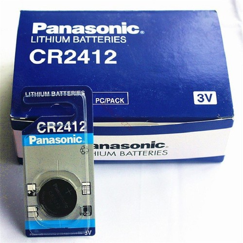 Pin Khuy Cúc Áo Panasonic CR2412 3V Lithium dùng cho thiết bị điện tử