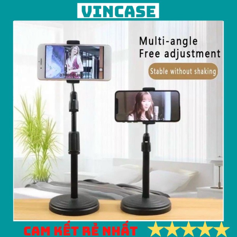 Giá Đỡ Điện Thoại livestream xem video Ổn Định Xoay 360 Độ dùng để Quay Phim Ghi Hình Đa Dụng-vincase Xả K