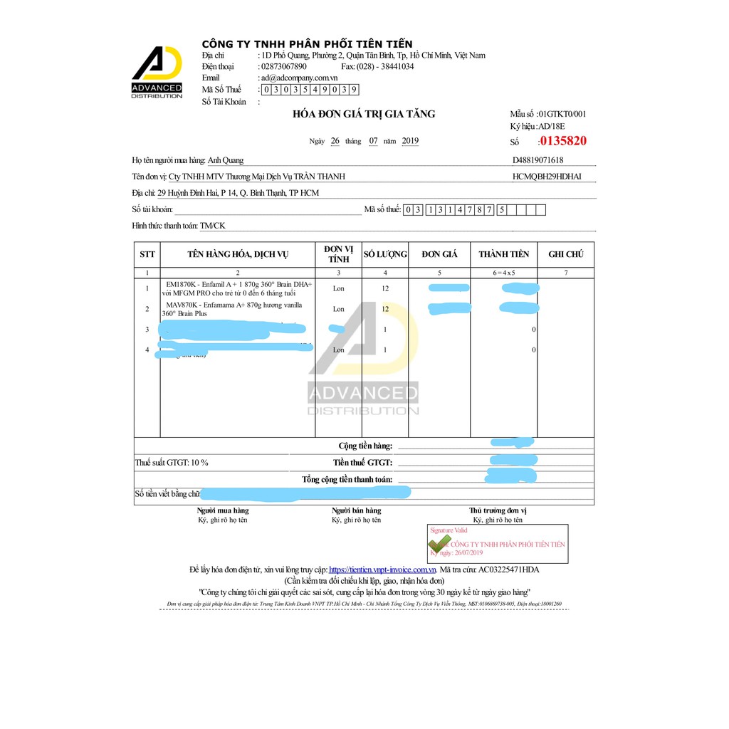 Sữa bột Enfamama A+ PWD (830g)