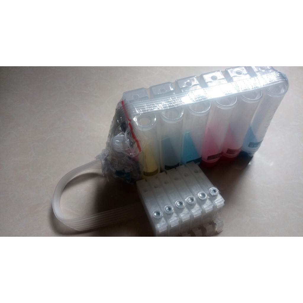 BỘ TIẾP MỰC MÁY IN EPSON - BỘ CHƯA BAO GỒM CHIP MỰC