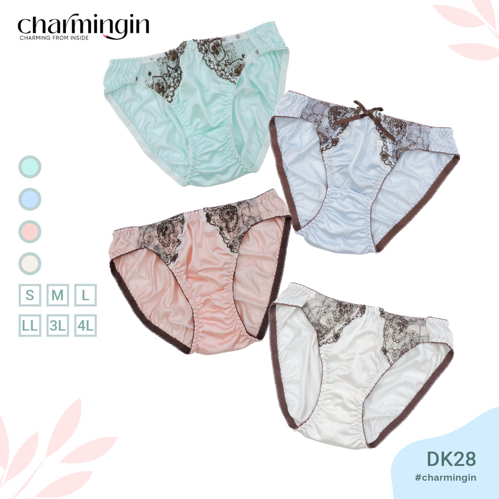 Quần lót dệt kim ren nơ kiểu công chúa size S, M, L, LL - QLDK0028
