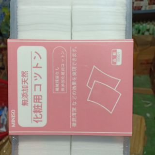 Bông tẩy trang miniso 1000 miếng ( cam kết 100% hàng loại 1)