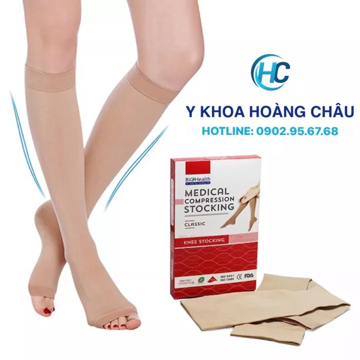 [CHÍNH HÃNG] Vớ y khoa (vớ gối) chống suy giãn tĩnh mạch Biohealth (Úc)