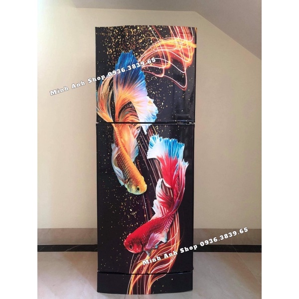 Miếng dán tủ lạnh các mẫu  không thấm nước, có sẵn keo dán