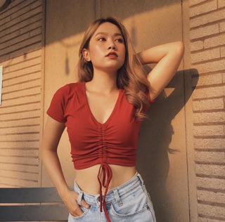 (có bán sỉ,ảnh thật,hoả tốc)🍉ÁO_CROPTOP_NHÚN_NGỰC🌽