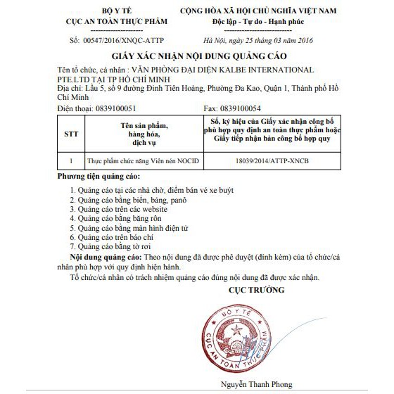 Nocid – Hỗ trợ điều trị suy thận