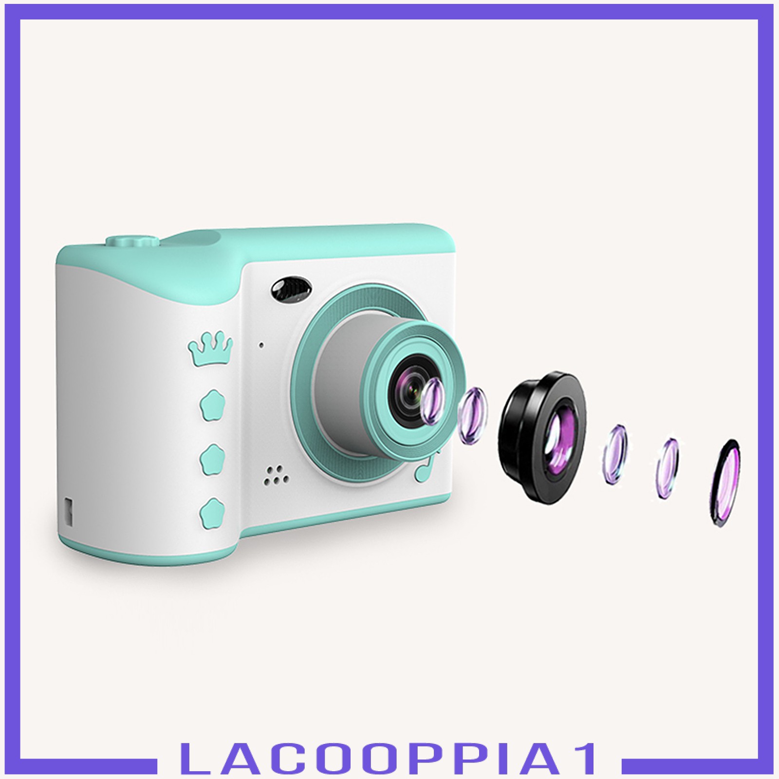 Máy Ảnh Kĩ Thuật Số Lapoppia1 2.8 Inches Có Thể Sạc Lại Cho Bé | BigBuy360 - bigbuy360.vn
