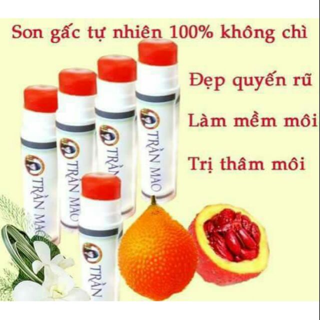 SON DƯỠNG MÔI HANMADE TRẦN MAO