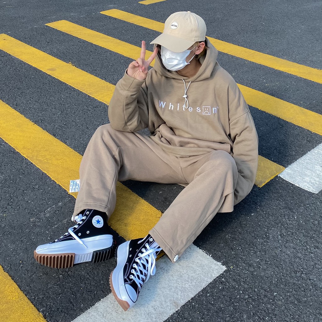 HOODIE "LOGO SS21" WARM GREY | BigBuy360 - bigbuy360.vn