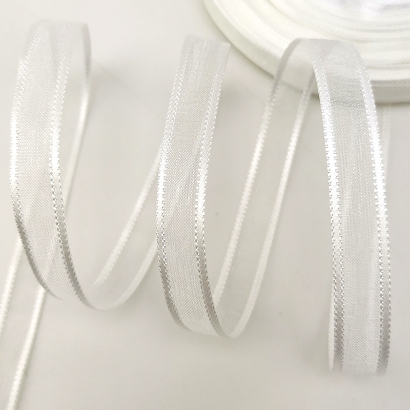 Cuộn Dây Ruy Băng Ren Dài 50 Yard Rộng 1cm, Dùng Làm Đồ Thủ Công, Trang Trí Tiệc Cưới