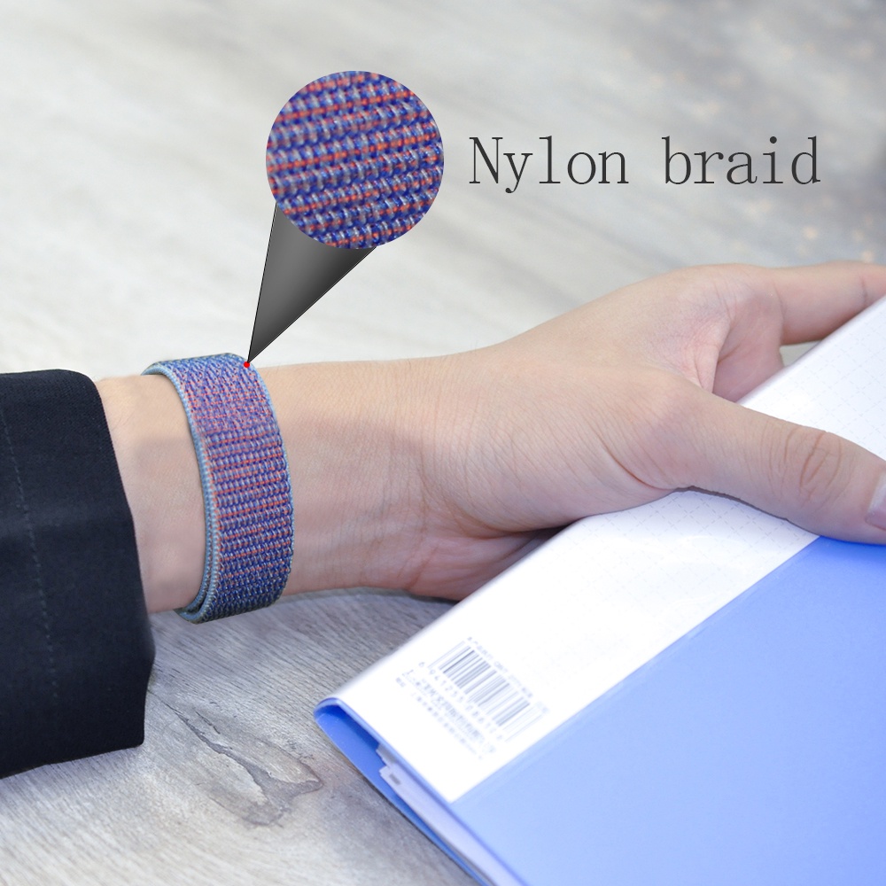 Dây Đeo Nylon Cho Đồng Hồ Thông Minh iWatch Series 7 6 5 4 3 2 SE Watch 40mm 44mm 41mm 45mm