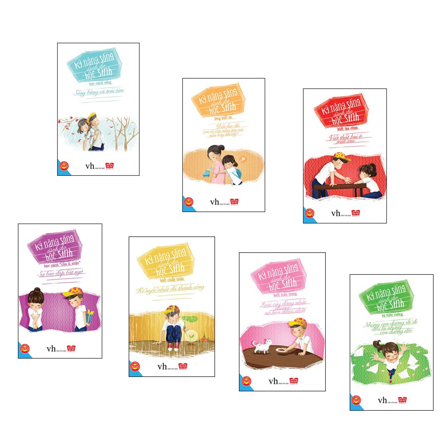 Sách - Combo kỹ năng sống dành cho học sinh (7 tập)