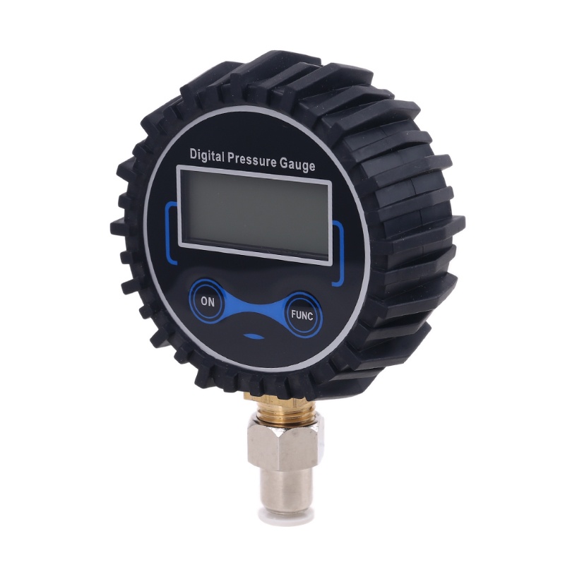 Đồng hồ đo áp suất kỹ thuật số 200psi/ Bar/ Kpa/ Kg/ Cm2 6mm