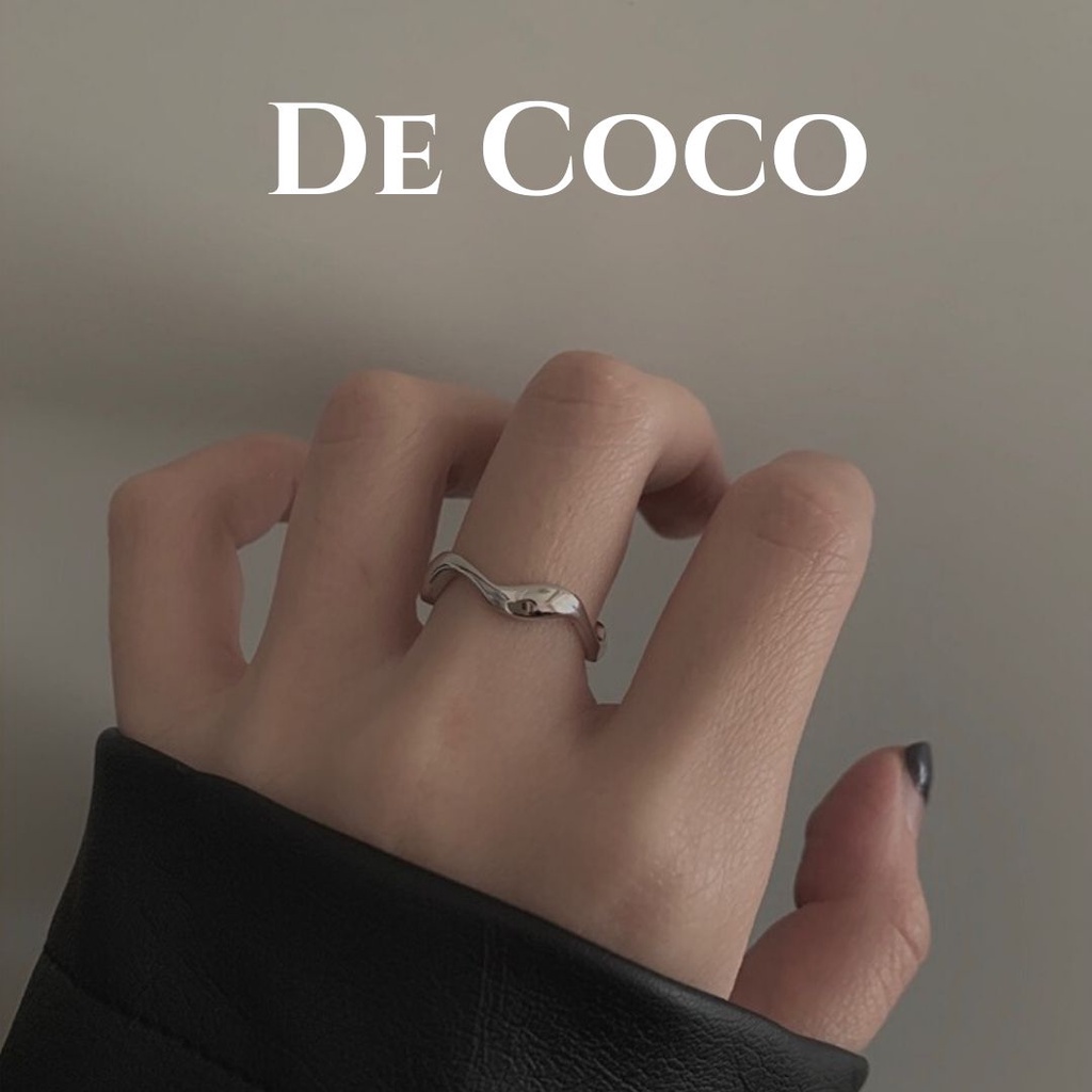 Nhẫn nữ lượn sóng De Coco
