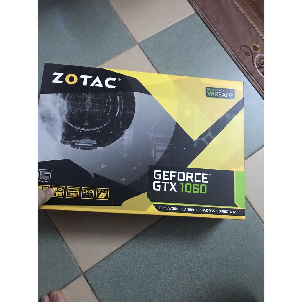 VGA ZOTAC 1060 - 6GB 3fan