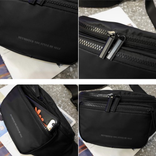 [Mã 2611THTRANG100K hoàn 10% xu đơn 99K] Túi đeo chéo nam nữ vải chống nước phong cách Hàn Quốc - Túi bao tử nam TC83 | BigBuy360 - bigbuy360.vn