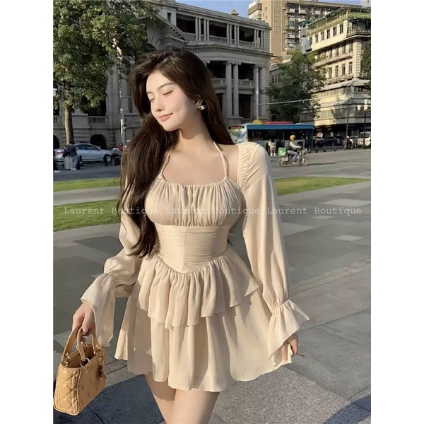 Đầm voll cổ yếm bigsize 55kg-90kg☘️☘️☘️