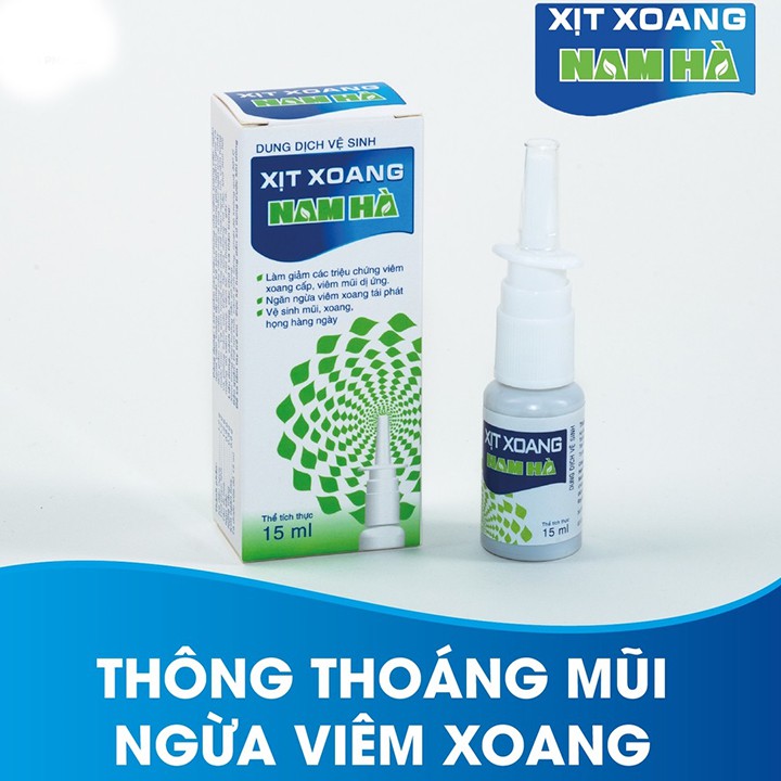 Dung dịch vệ sinh mũi, họng - Xịt xoang Nam Hà 15ml - Coastlinecare Pharmacy