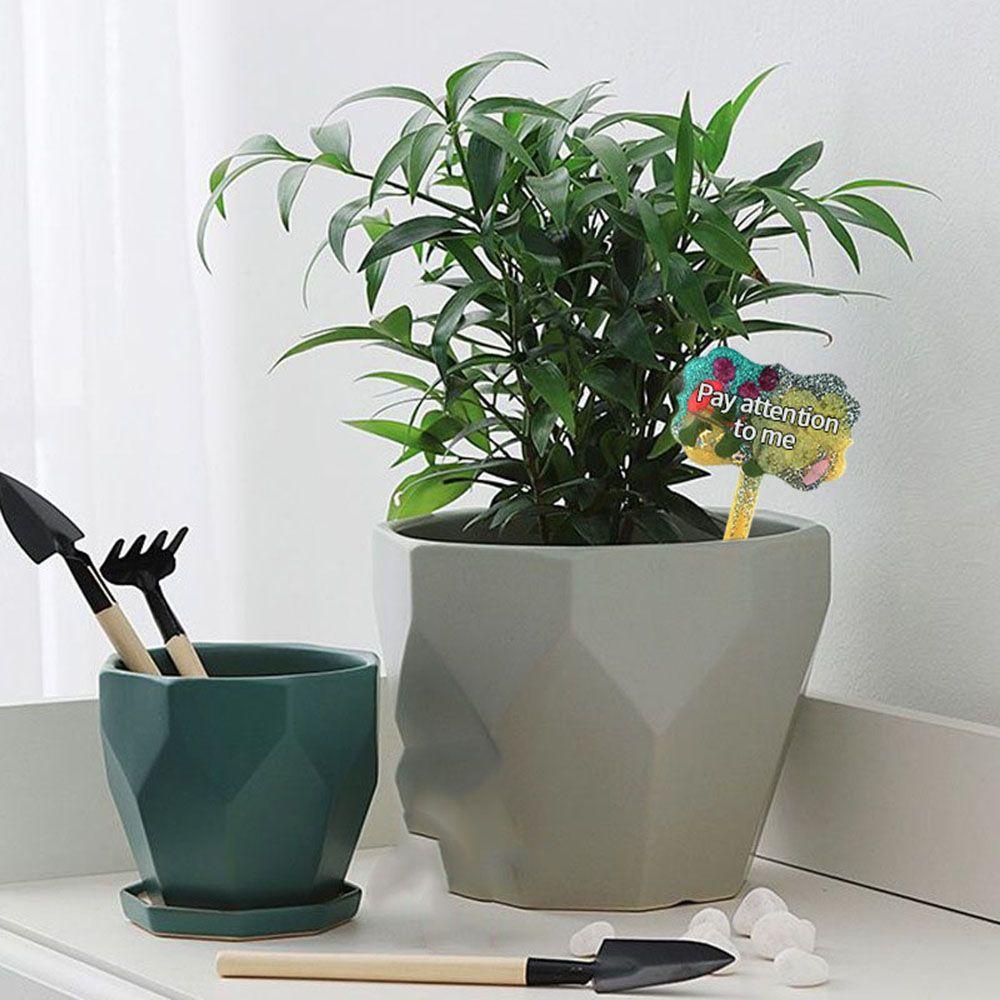 Khuôn Silicone Làm Nhãn Treo Chậu Cây Cảnh DIY