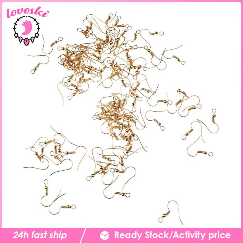 [Lovoski] Set 100 Móc Câu Cá Màu Vàng DIY