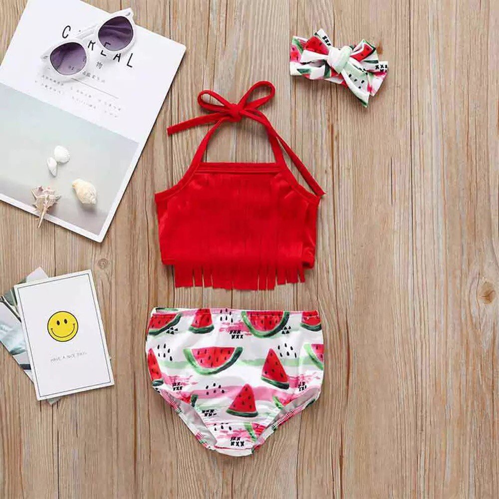 Bikini 2 Mảnh Cho Bé Gái Tư 10kg Đến 34kg -RICHKIDS