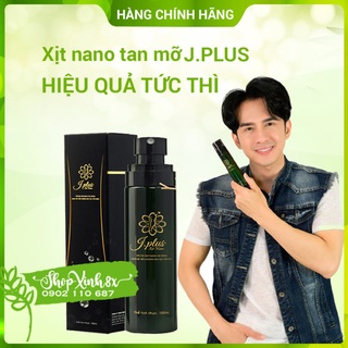 Xịt Giảm Mỡ Jplus Nano Đan Trường - Giảm Mỡ Bụng Đùi Bắp Tay Chân 100ml