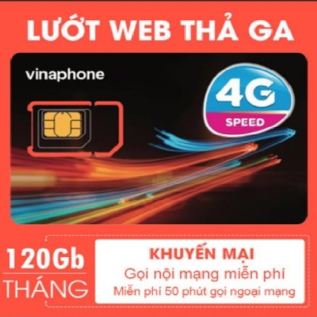 Sim 3g 4g Vinaphone Vd89 Plus 120gb 1 Tháng 4gb 1 Ngày Sim 10 Số