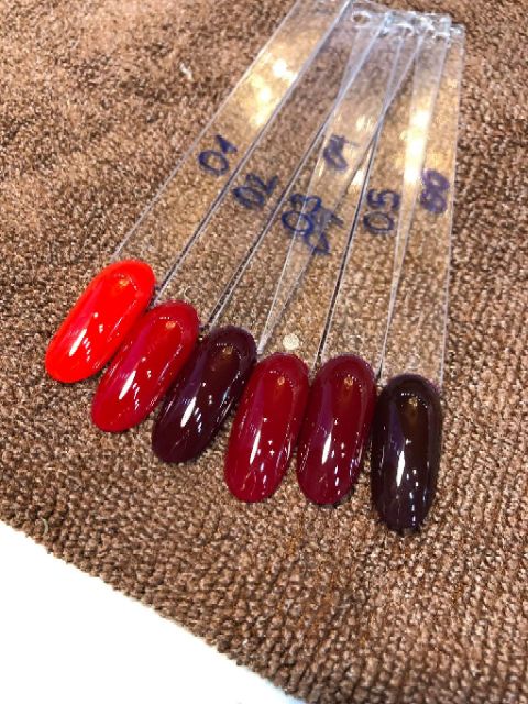 Set sơn gel đỏ thần thánh